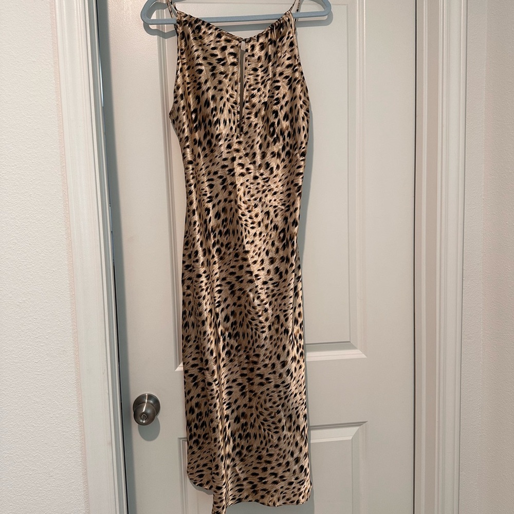 Private Luxuries Leopard Midi Dress